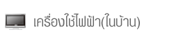 เครื่องใช้ไฟฟ้า(ในบ้าน)
